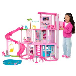 Barbie® Coffret de Jeu Maison de Rêve, 3 Étages, 75+ Éléments